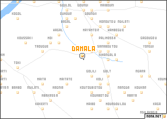 map of Damala