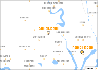 map of Damalgrām