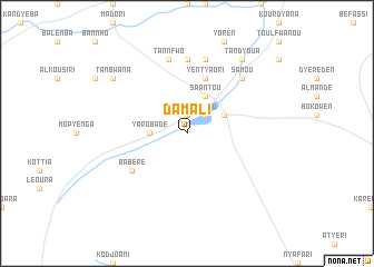 map of Damali