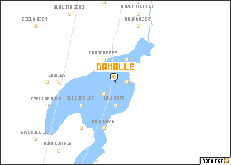 map of Damalle