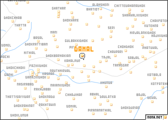 map of Damāl