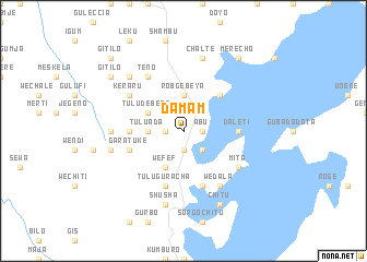 map of Damam