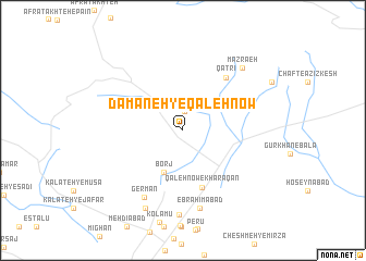 map of Dāmaneh-ye Qal‘eh Now