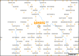 map of Damang