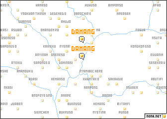 map of Damang