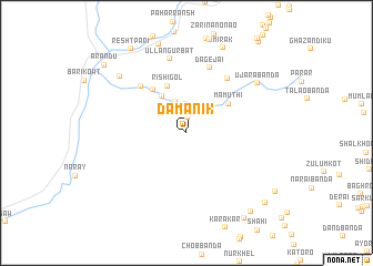 map of Damanīk