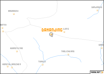 map of Damanjing