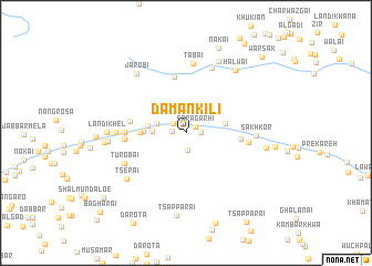 map of Daman Kili