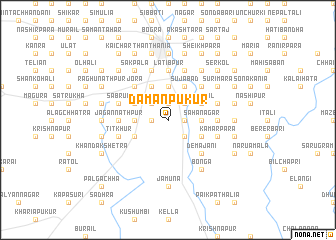 map of Damanpukur