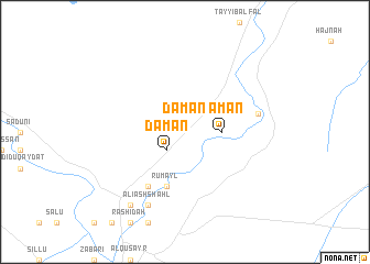 map of Damān