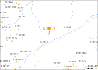 map of Damān