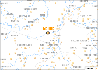 map of Damao