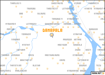 map of Damapala