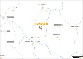 map of Damasco