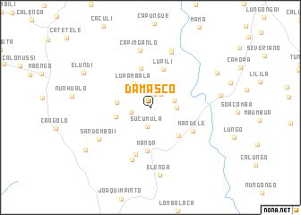 map of Damasco