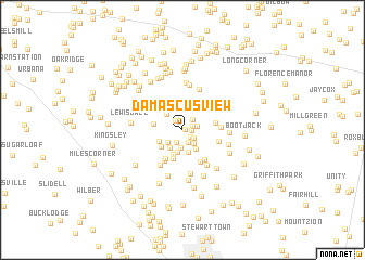 map of Damascus View