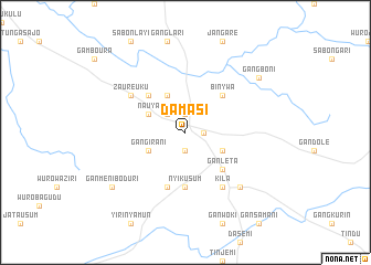 map of Damasi