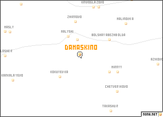 map of Damaskino