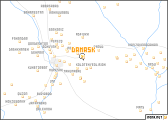 map of Dāmask