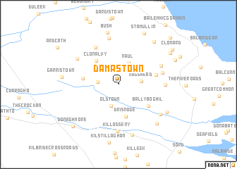 map of Damastown