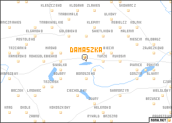 map of Damaszka