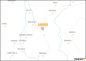 map of Damas