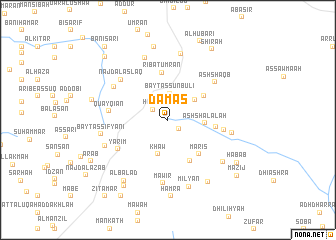 map of Damās