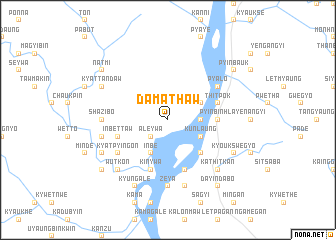 map of Damathaw