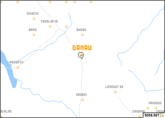 map of Damau