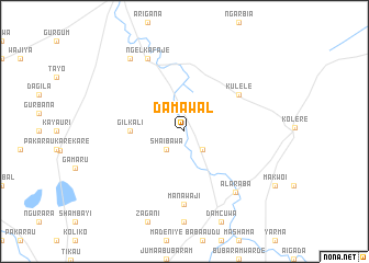 map of Damawal