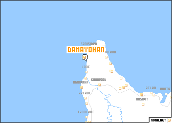 map of Damayohan