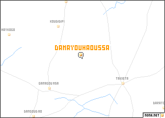 map of Damayou Haoussa