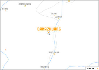 map of Damazhuang