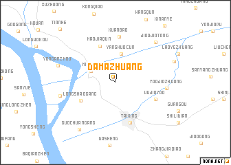 map of Damazhuang