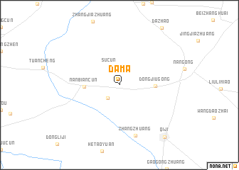 map of Dama
