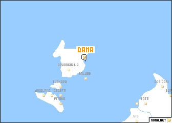 map of Dama