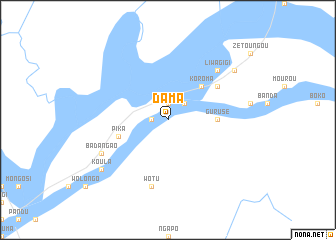 map of Dama