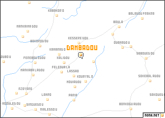 map of Dambadou