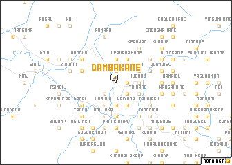 map of Dambakane
