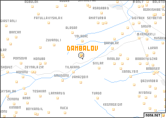 map of Dǝmbǝlov
