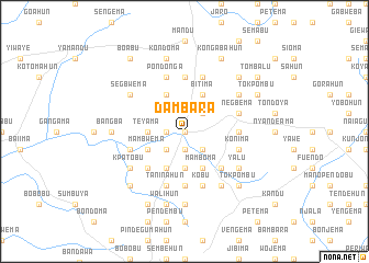 map of Dambara