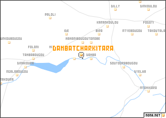 map of Damba Tcharkitara