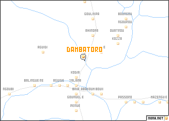 map of Dambatoro