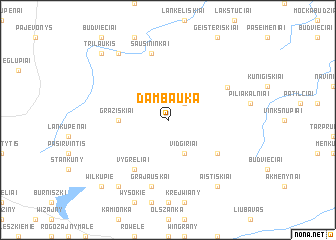 map of Dambauka