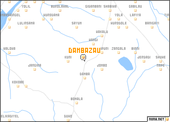 map of Dambazau