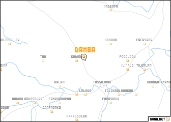 map of Damba