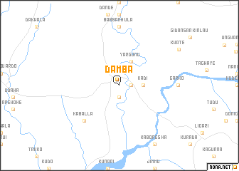 map of Damba