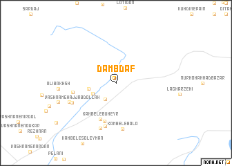 map of Dambdaf