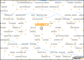 map of Dambeck