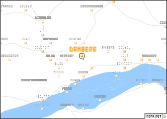 map of Dambéré